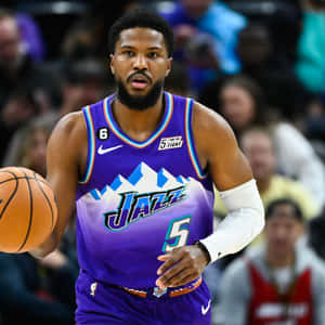Basketball Player Malik Beasley Utah Jazz 2023 Wallpaper