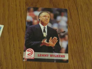 Basketball Trading Card Lenny Wilkens Wallpaper