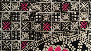 Batik Pink Blue Wallpaper