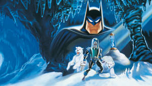 Batman Animated Snow World Art Desktop Wallpaper