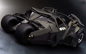 Batman Car Metallic Parts Wallpaper