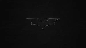 Batman Icon In Solid Black Wallpaper