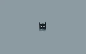Batman Mask In Plain Color Wallpaper