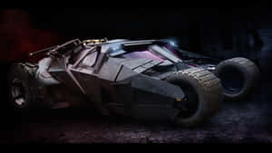 Batman Monster Car Cracked Wallpaper