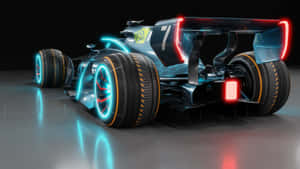 Batman Monster Car Neon Lights Wallpaper