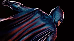 Batman On Black Background 4k Wallpaper