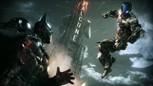 Batmanvs Arkham Knight Falcone Showdown Wallpaper