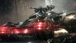 Batmobile With Machine Gun Wallpaper