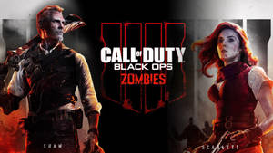 Battle Against Unrelenting Hordes Of Zombie Enemies And Survive In Call Of Duty: Black Ops 4 Zombies. Wallpaper