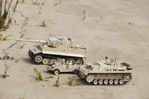 Battle Tanks On Field Wallpaper