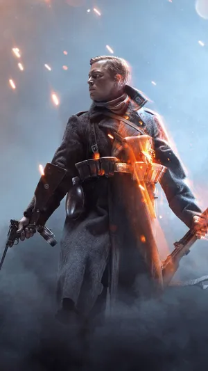 Battlefield V Iphone Main Player Wallpaper