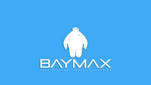 Baymax Blue Background Wallpaper