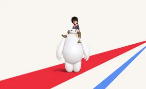Baymax Hiro Buddies Wallpaper