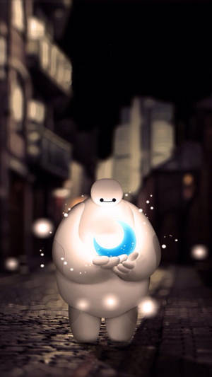 Baymax Moon Wallpaper