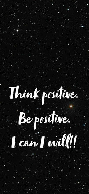 Be Positive Motivational Iphone Wallpaper