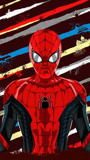 Be The Envy Of Your Friends With This Marvel Art Themed Iphone! Wallpaper