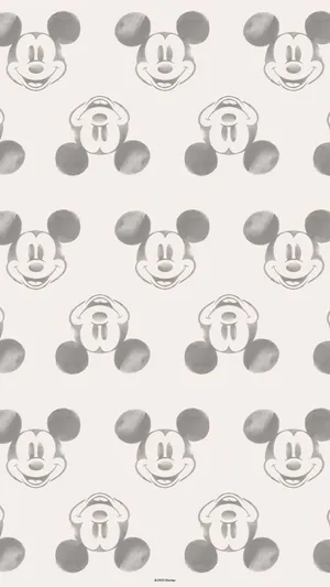 Be Your Own Mickey Mouse By Getting Your Own Black Mickey Mouse Phone! Wallpaper