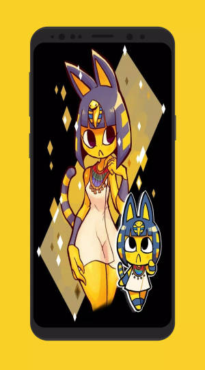 “be Yourself And Ignore The Paws That Judge You.” – Ankha From Animal Crossing Wallpaper