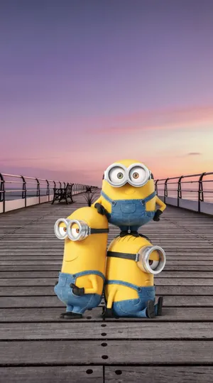 Beach Despicable Me Minion Iphone Wallpaper