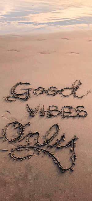 Beach Good Vibe Only Wallpaper