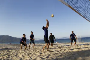 Beach Volleyball Team Wallpaper