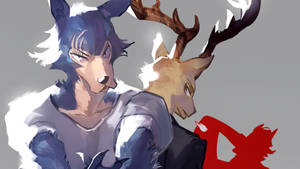 Beastars Legosi Louis Art Wallpaper