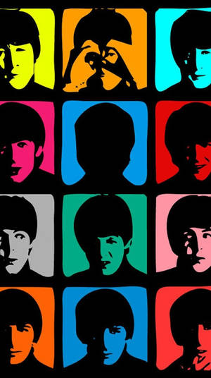 Beatles Aesthetic Art Wallpaper