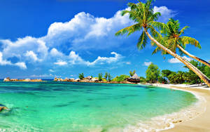 Beautiful Beach Resort Island Wallpaper