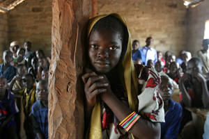 Beautiful Child In Central African Republic Wallpaper