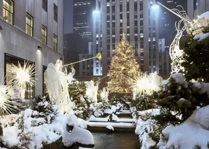 Beautiful Christmas Desktop Snow Wallpaper