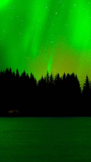 Beautiful Green Sky Wallpaper