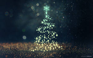 Beautiful Holiday Lights Capturing The Magic Of Christmas Wallpaper