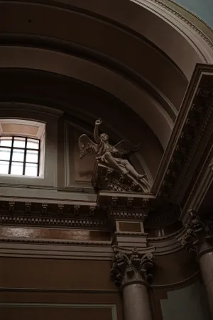 Beautiful Iphone Angel Statue Wallpaper