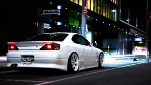 Beautiful Jdm Aesthetic White Silvia Wallpaper