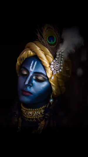 Beautiful Krishna Bhagwan Shree Wallpaper