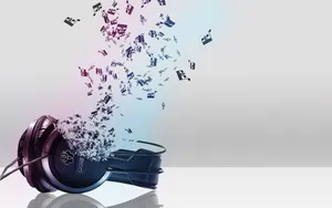Beautiful Music Headphones Wallpaper