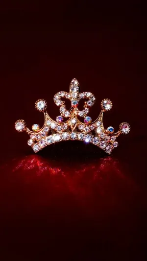 Beautiful Princess Crown Fit For Royalty Wallpaper