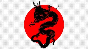 Beautiful Red Japanese Landscape Wallpaper