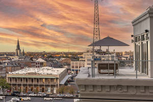 Beautiful Sky Of French Quarter Wallpaper