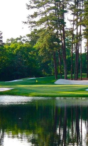 “beautiful Sunrise At Augusta National Golf Course” Wallpaper