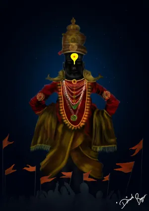Beautiful Vithu Mauli Artwork Wallpaper