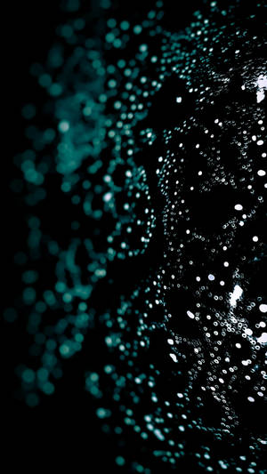 Beautiful Wet Dark Green Surface Iphone Wallpaper