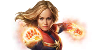 Becoming A Hero: Carol Danvers As Marvel's Captain Marvel Wallpaper