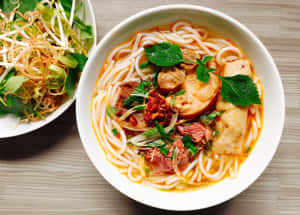 Beef Ramen Noodles Asian Food Wallpaper