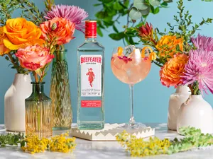 Beefeater Colorful Flowers Wallpaper