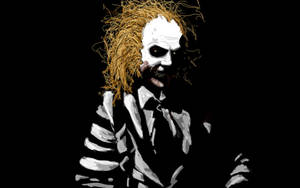 Beetlejuice In Black Wallpaper