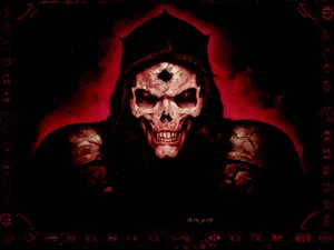 Behold The Evil Skull Wallpaper