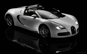 Behold The Majesty Of The Iconic Bugatti Car. Wallpaper