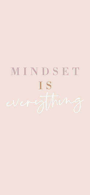 Beige Minimalist Mindset Wallpaper