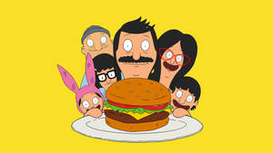 Belchers Serving Bobs Burgers Wallpaper